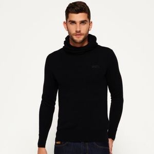 Superdry Men’s Hoodie, black, XL